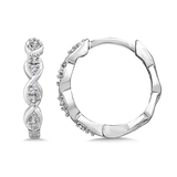 10K WG DIAMOND EARRINGS 1/20TH
