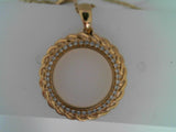 14KYG DIA PENDANT (.21D)