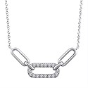 S-C SS DIAMOND NECKLACE CTW 0.