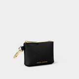 EVIE CLIP ON COIN PURSE - BLAC