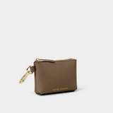 EVIE CLIP ON COIN PURSE - MINK