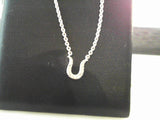 ST SILV DIAM NECKLACE 1/10 CTW