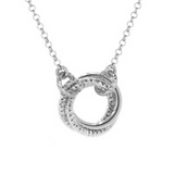 SS SINGLE LOVE KNOT NECKLACE