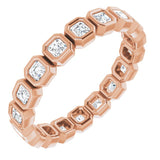 Bezel-Set Eternity Band