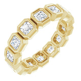 Bezel-Set Eternity Band