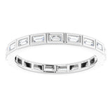 Bezel-Set Eternity Band