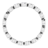 Bezel-Set Eternity Band