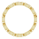 Bezel-Set Eternity Band