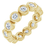 Bezel-Set Eternity Band