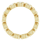 Bezel-Set Eternity Band