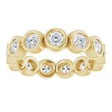 Bezel-Set Eternity Band