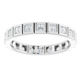 Bezel-Set Eternity Band