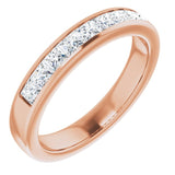 14K Rose 1 1/6 CTW Natural Diamond Band