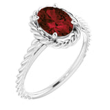 Rope Solitaire Ring