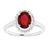 Rope Solitaire Ring