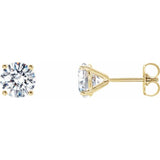 14K Yellow 1 CTW Natural Diamond Cocktail-Style Earrings