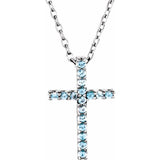 Petite Cross Necklace Or Pendant