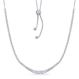 14 Kt White Gold Tennis Necklaces