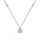 14 Kt White Gold Diamond Necklaces