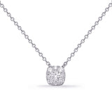 14 Kt White Gold Diamond Necklaces